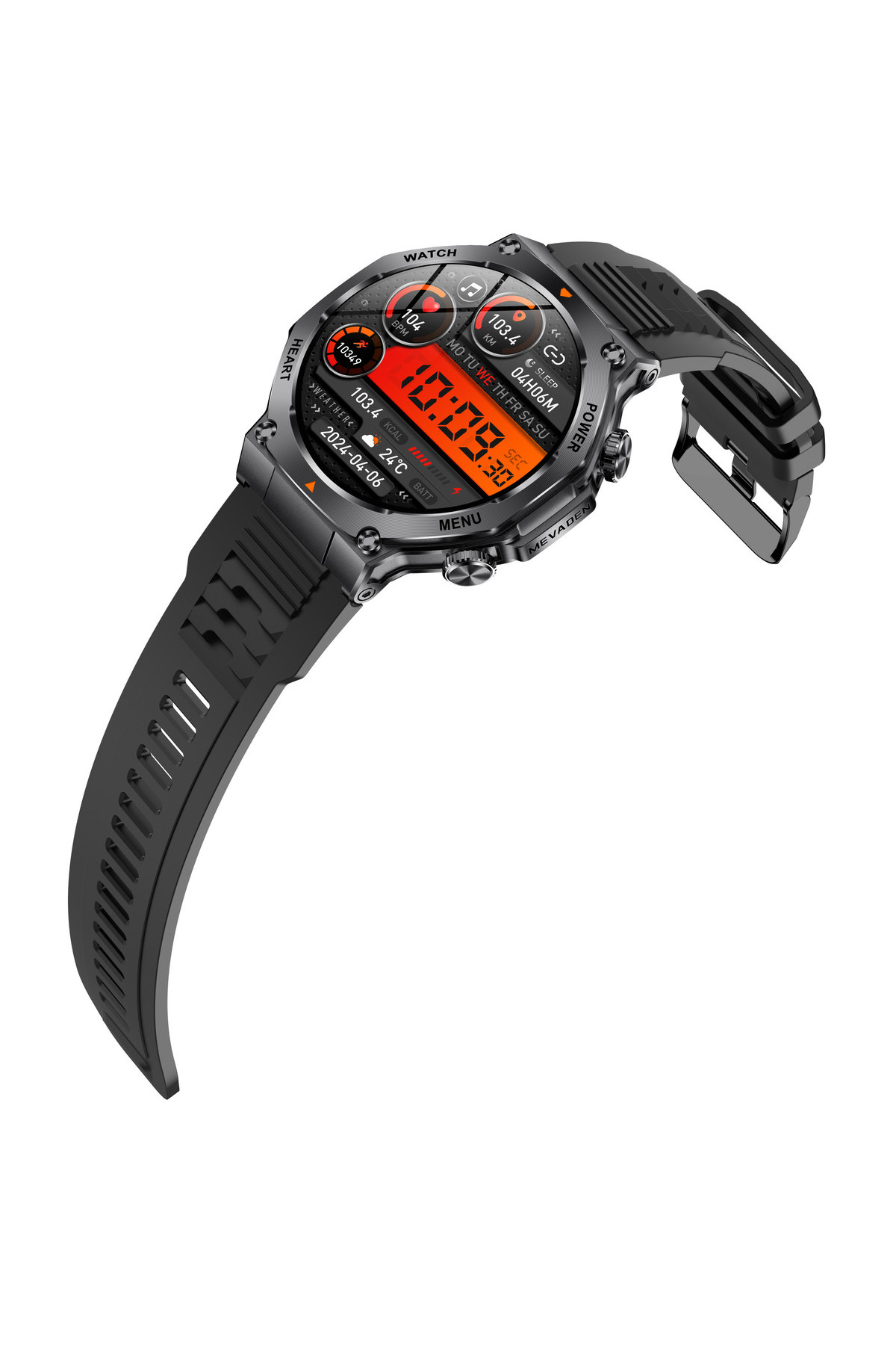 Смарт годинник  Smart Mevaden Ultra Rubber, 2 ремінці