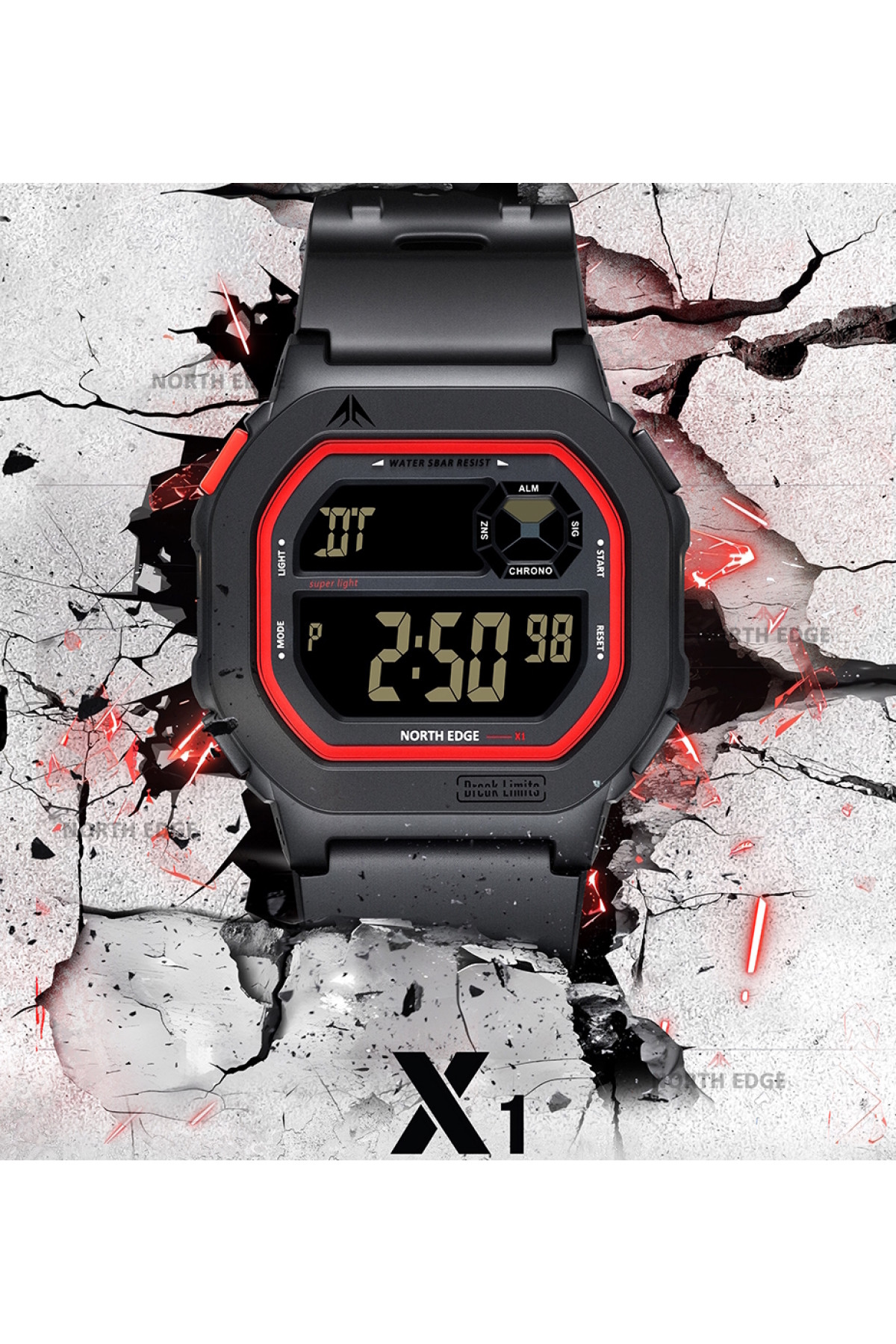 Чоловічий годинник  North Edge X1 5BAR