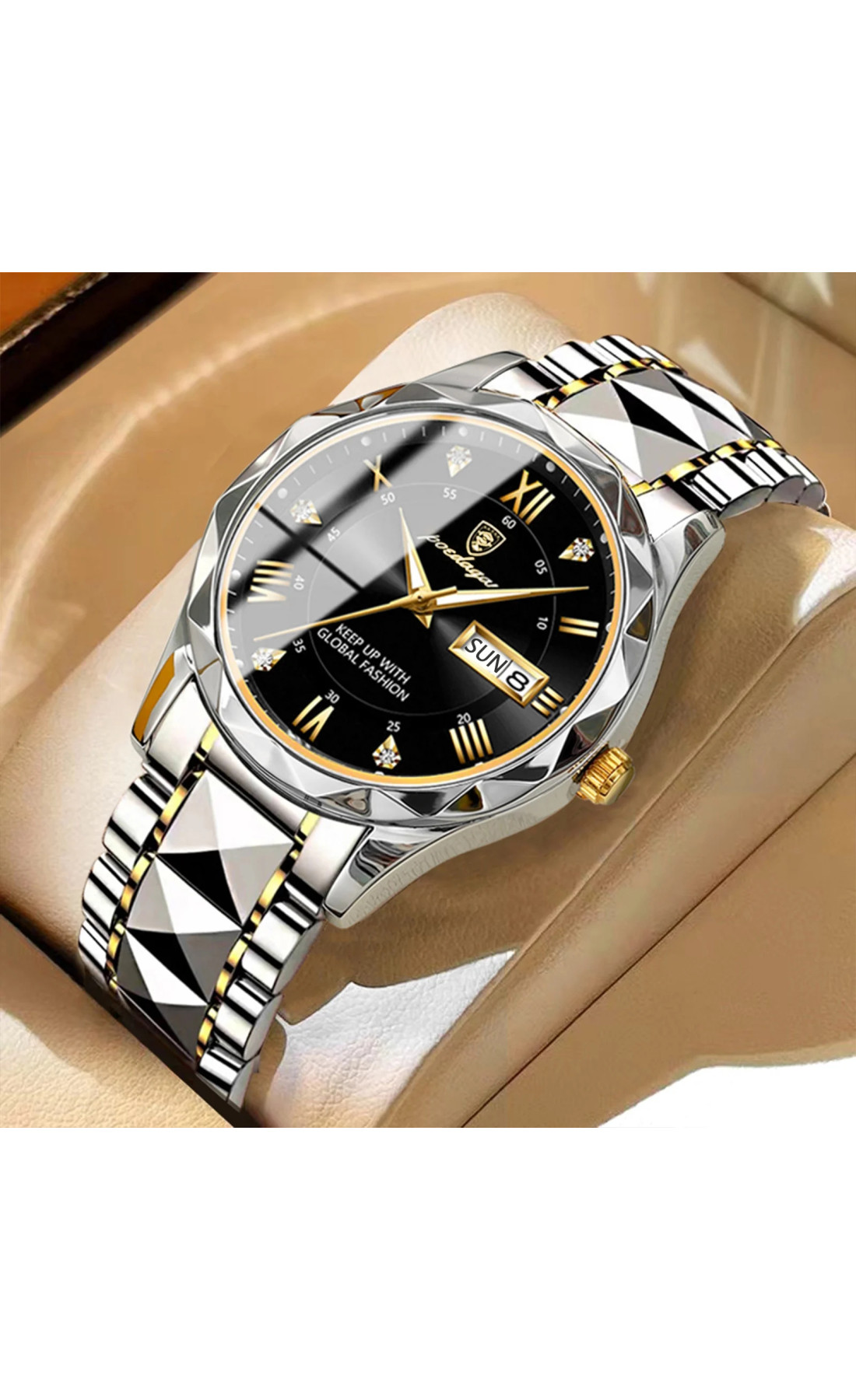 Чоловічий годинник  Poedagar Stava Black