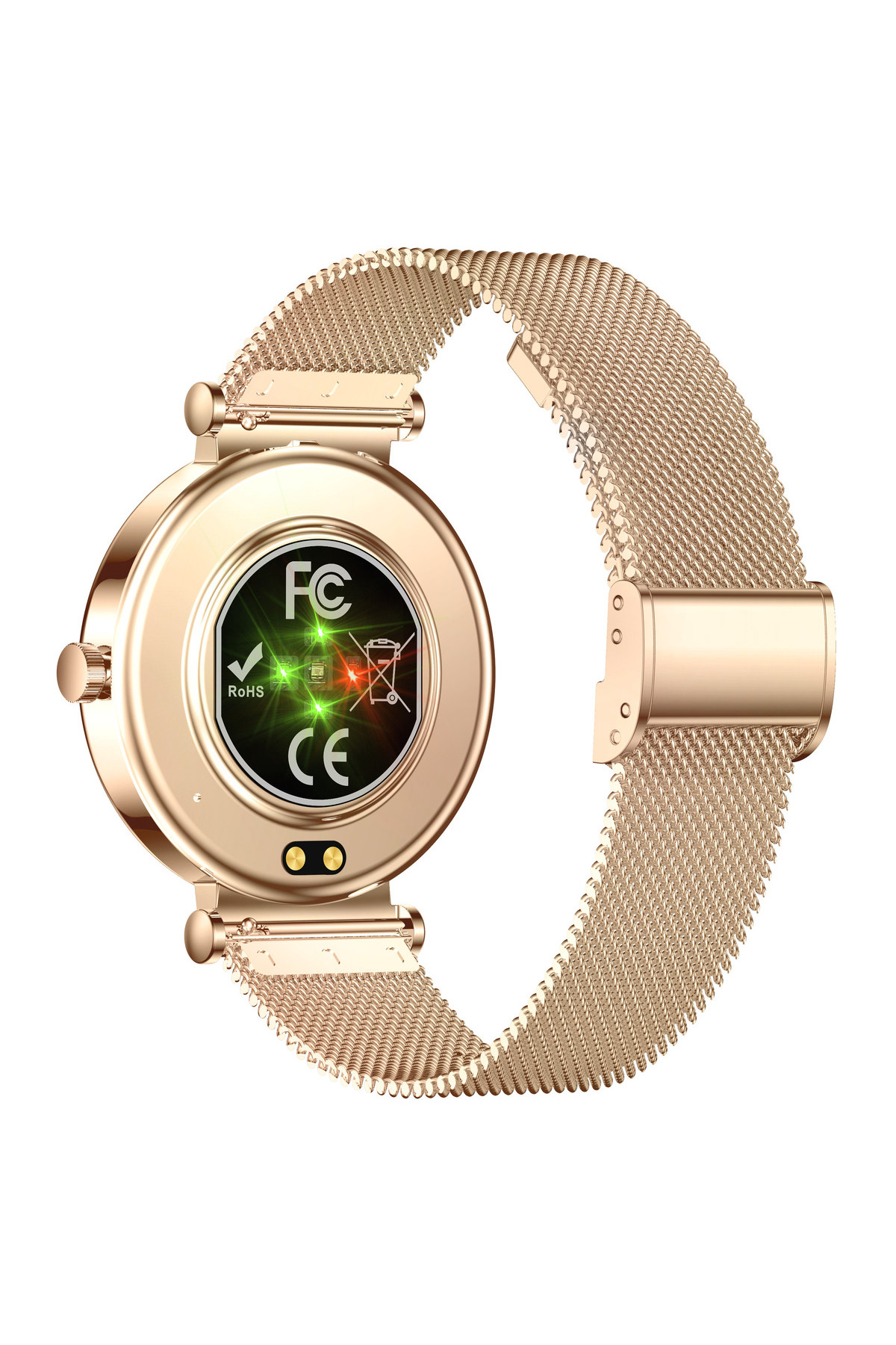 Смарт годинник  Smart Miami Steel Gold, 2 ремінці