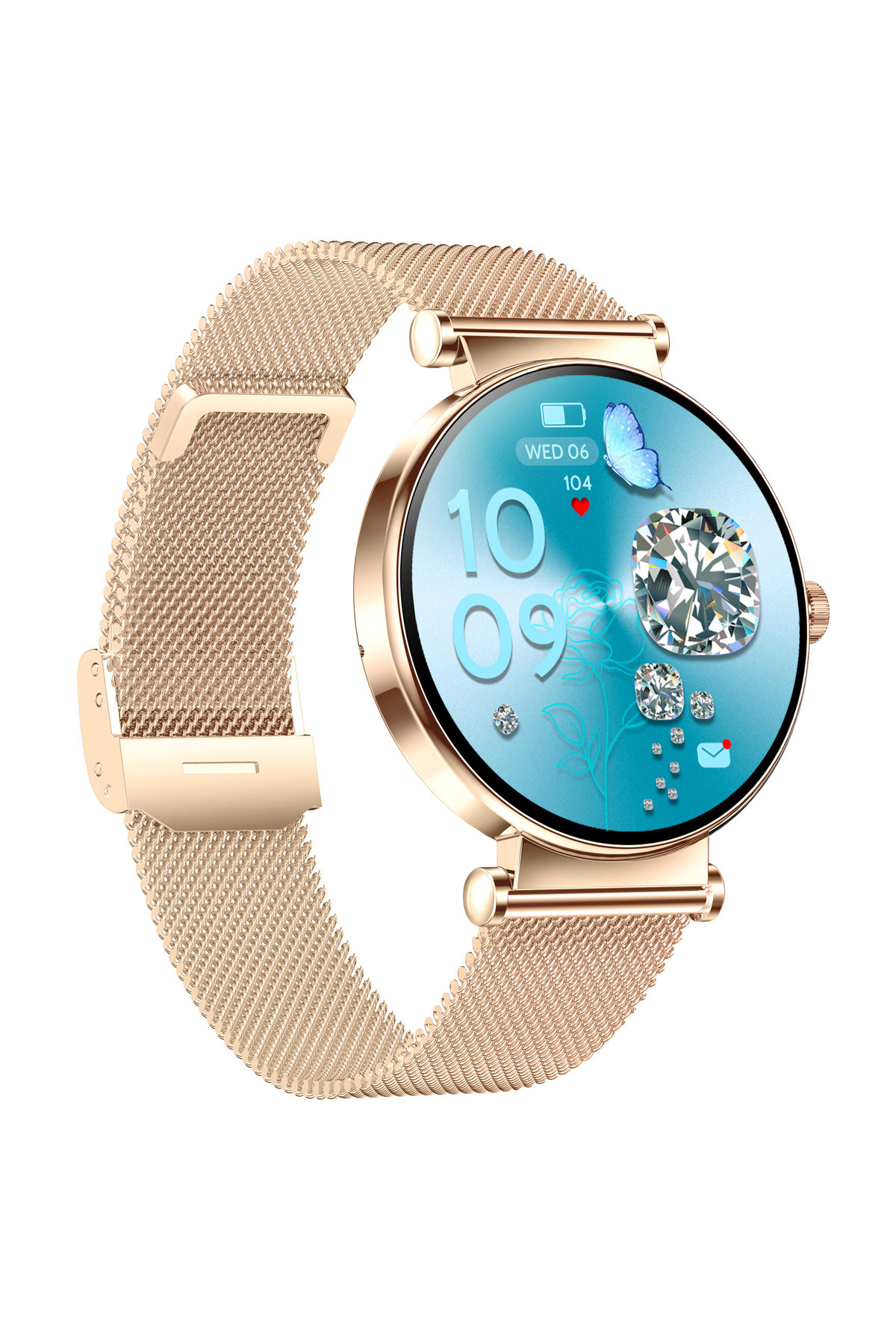 Смарт годинник  Smart Miami Steel Gold, 2 ремінці
