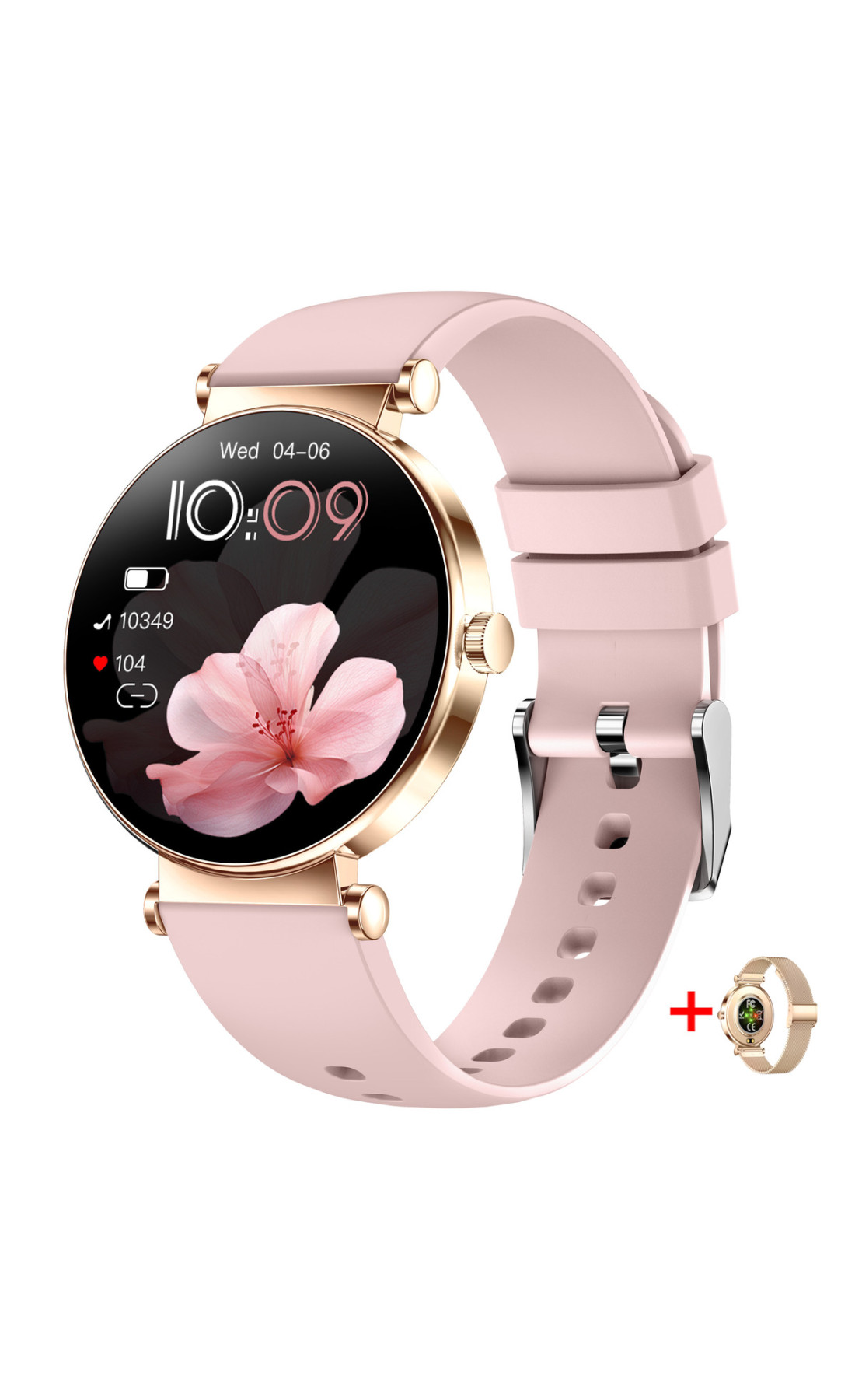 Смарт годинник  Smart Miami Rubber Pink, 2 ремінці