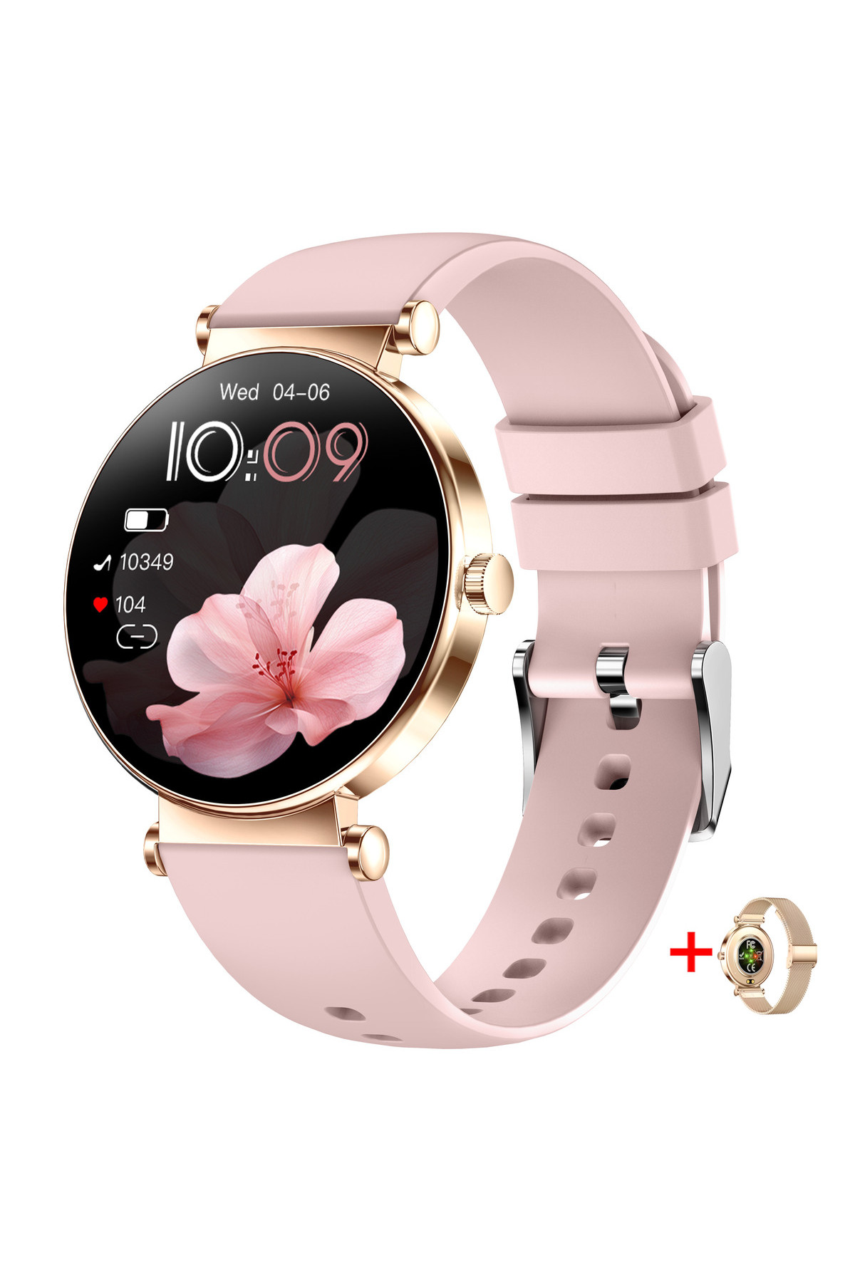 Смарт годинник  Smart Miami Rubber Pink, 2 ремінці