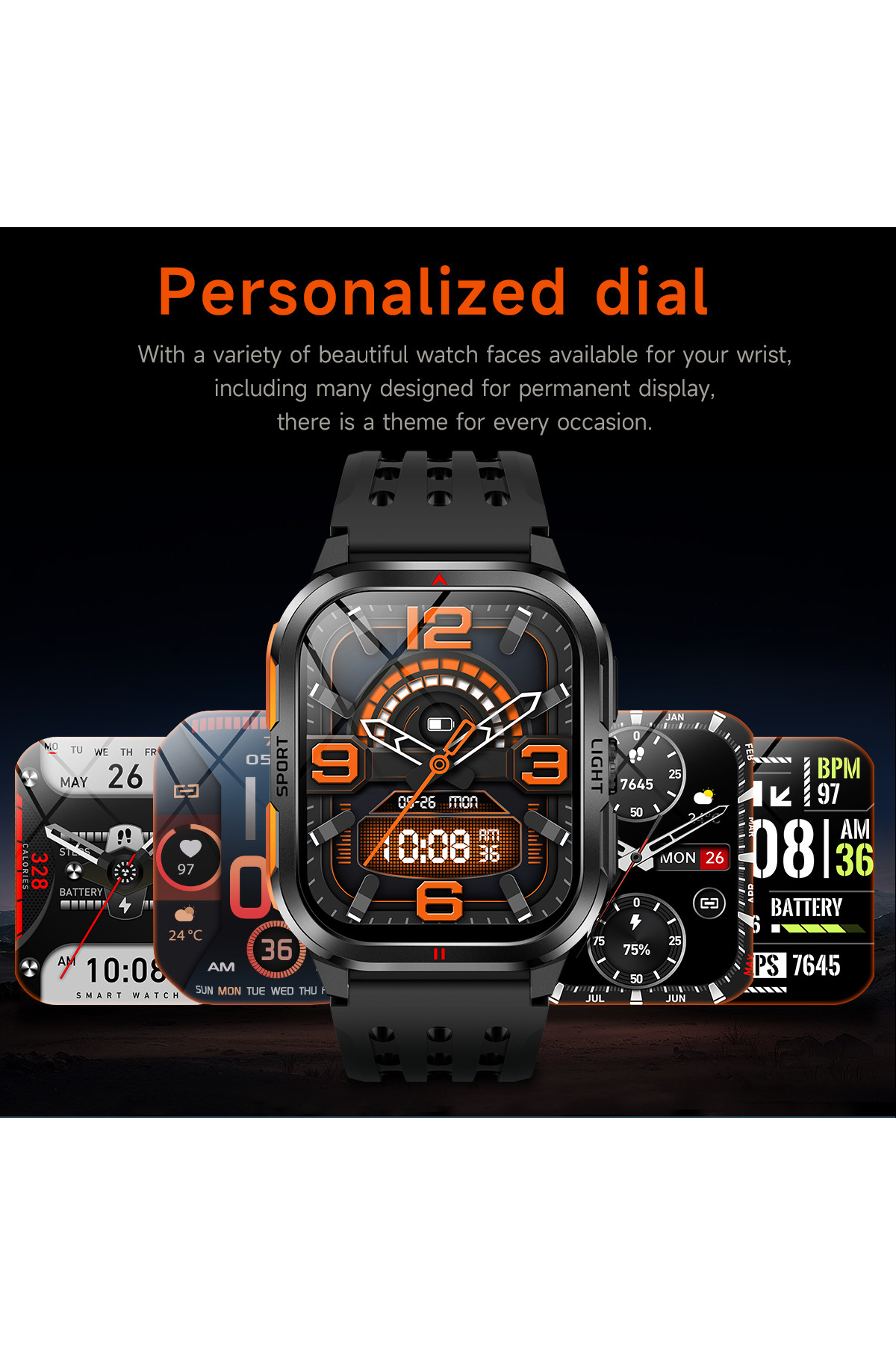 Смарт годинник  Smart Fanastic Nylon, 2 ремінці