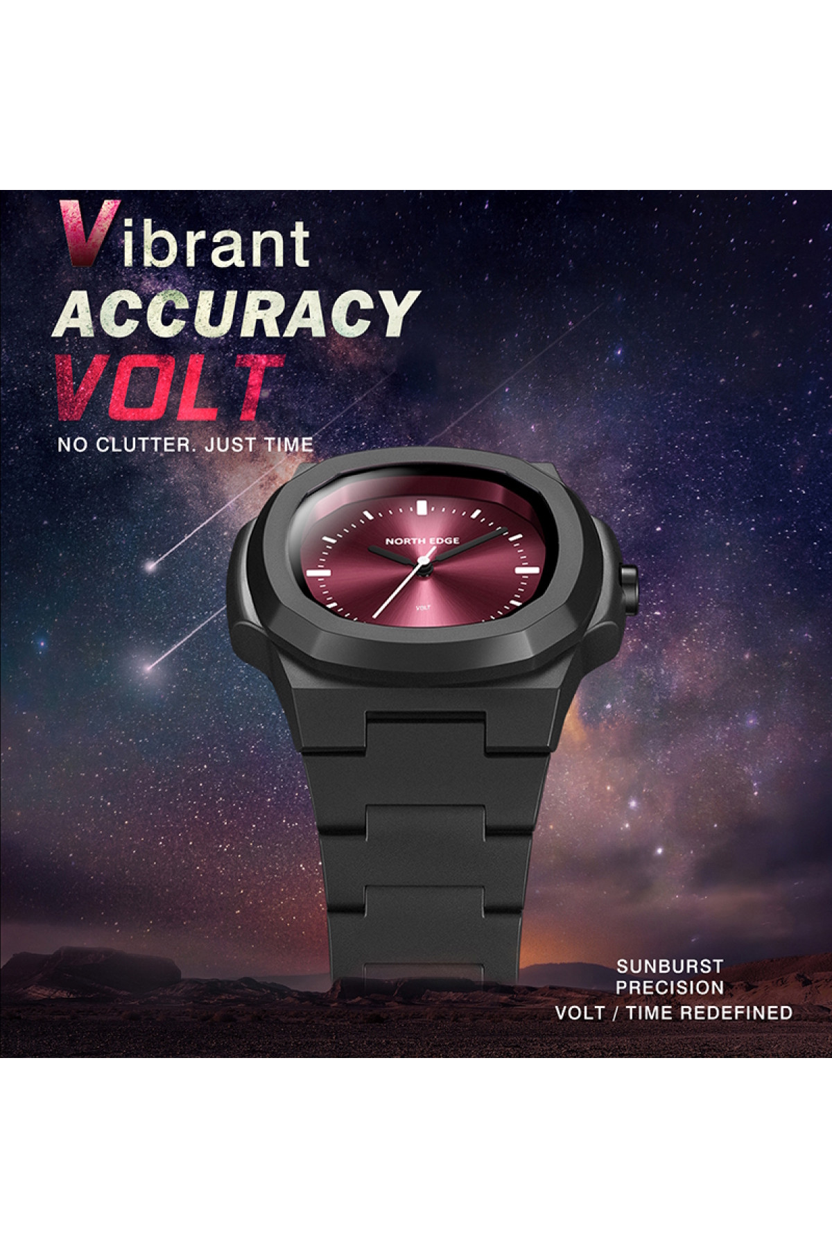 Чоловічий годинник  North Edge Volt 5 Bar