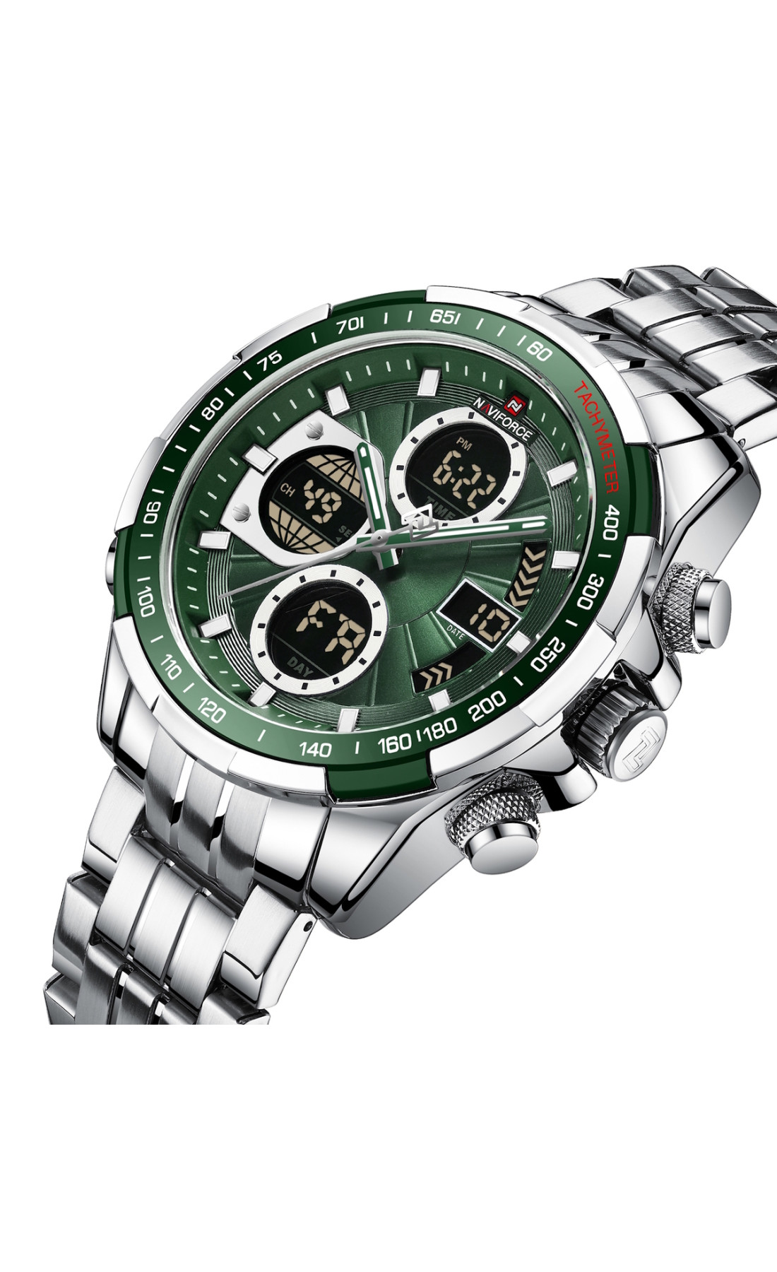 Чоловічий годинник  Naviforce Fly Steel