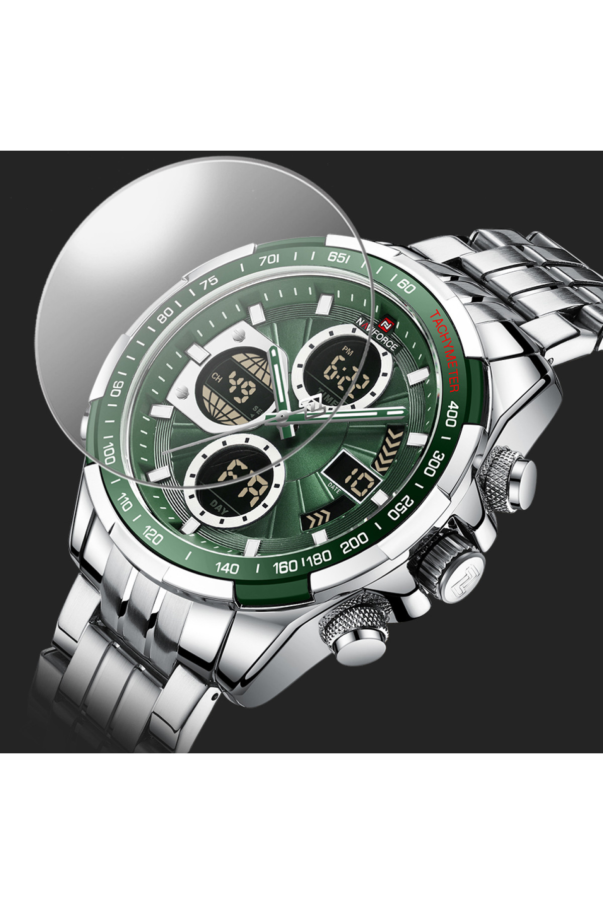 Чоловічий годинник  Naviforce Fly Steel