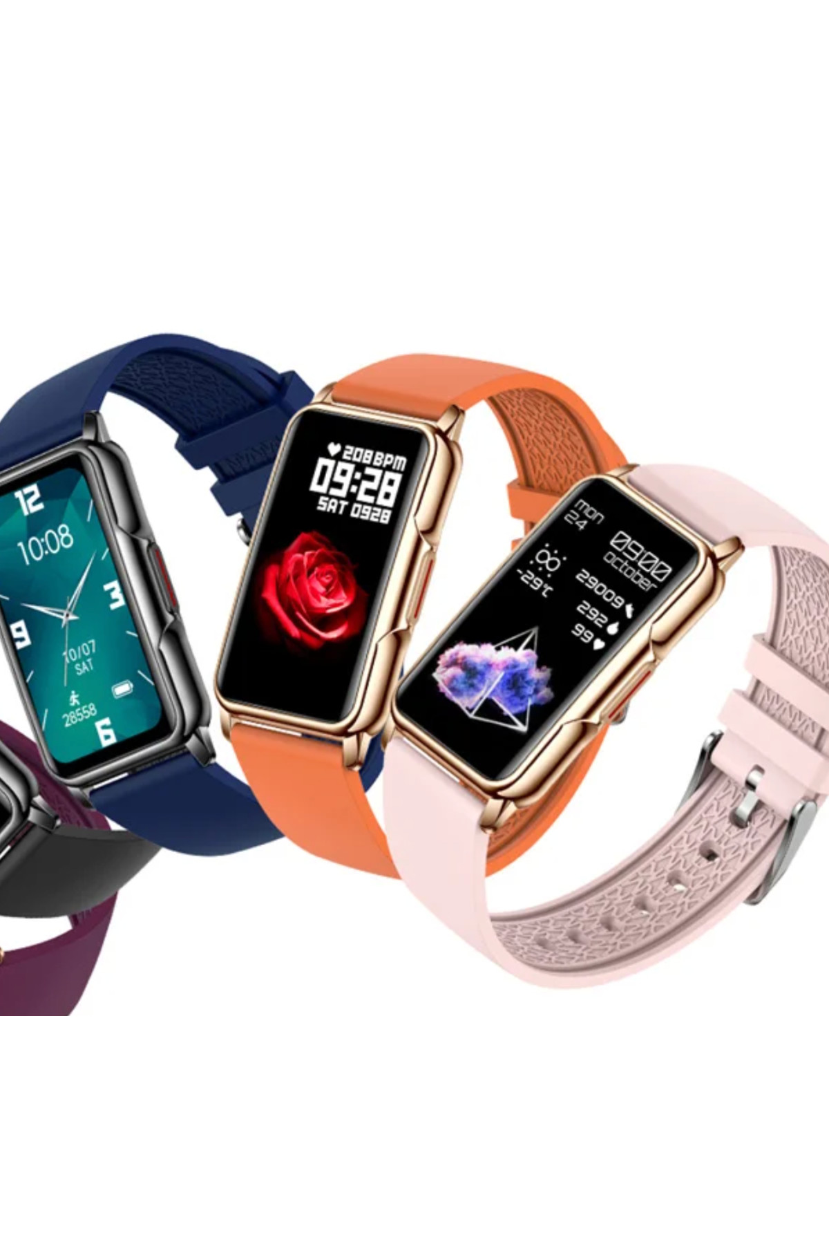 Смарт годинник  Smart Mioband Nano+ Orange, 2 ремінці