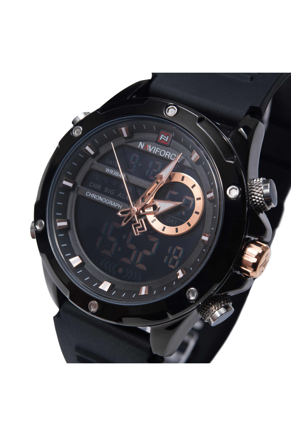 Чоловічий годинник  Naviforce Pride Darkside, 2 ремінці
