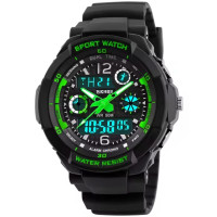 Чоловічий годинник  Skmei S-Shock Green 0931