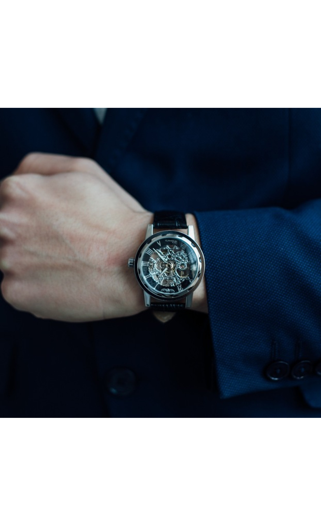 Чоловічий годинник  Winner Black