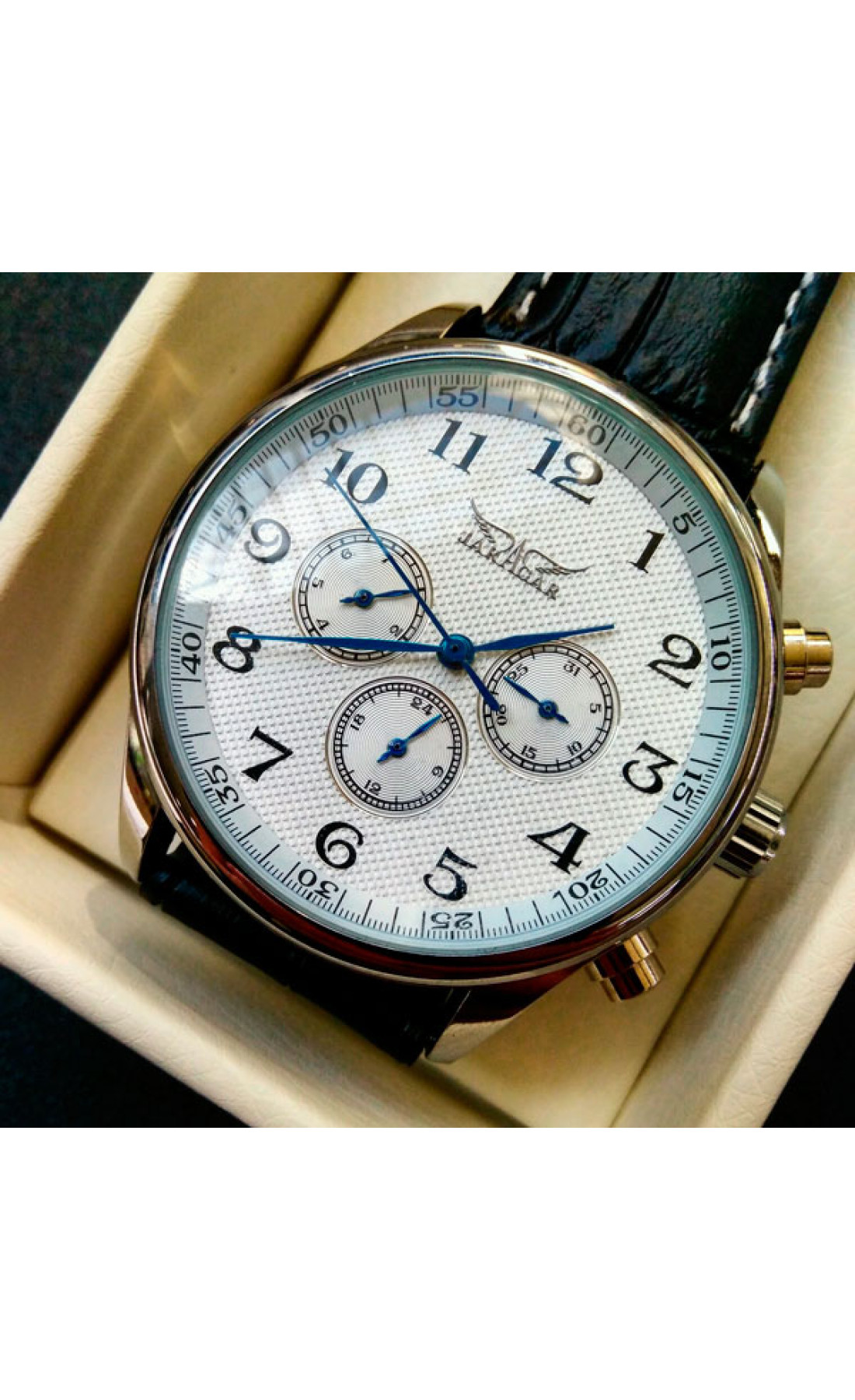 Чоловічий годинник  Jaragar Elite White