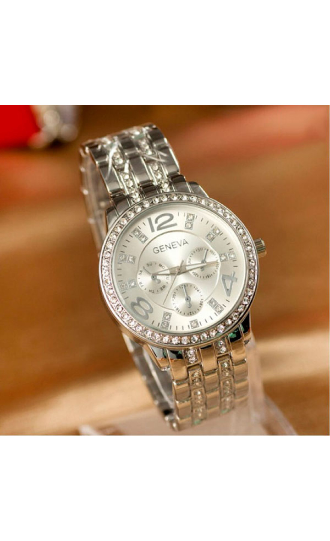 Жіночий годинник  Geneva Silver