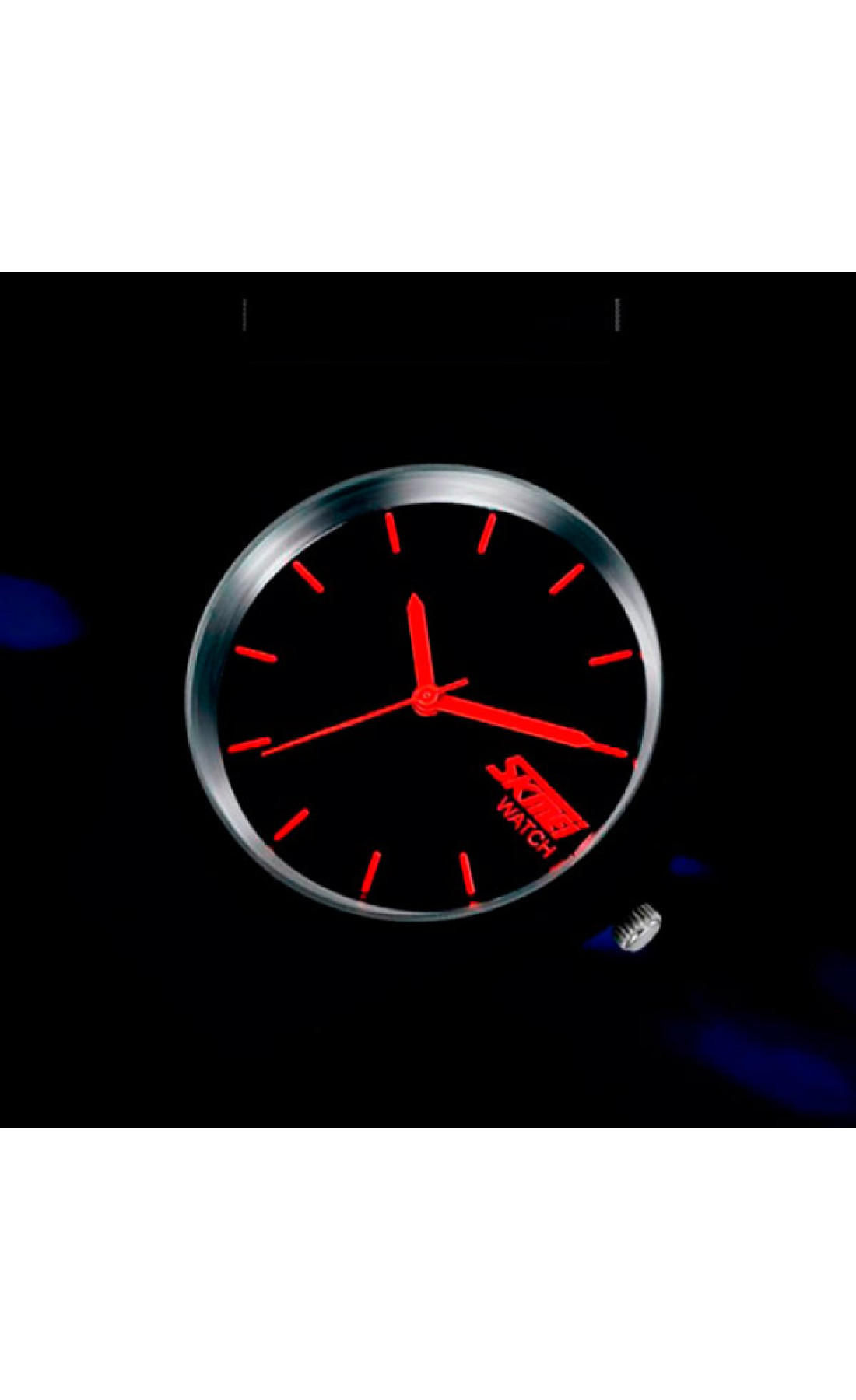 Чоловічий годинник  Skmei Rubber Black II 9068