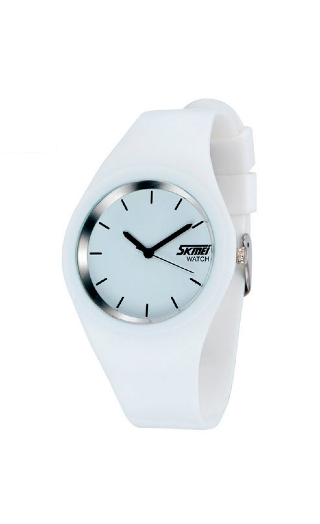 Жіночий годинник  Skmei Rubber White II 9068C