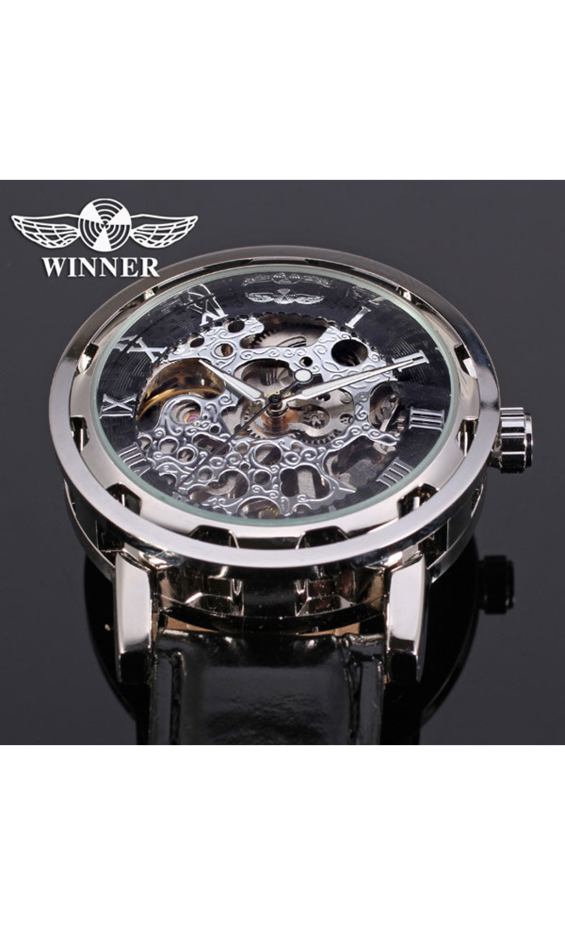 Жіночий годинник  Winner Black II