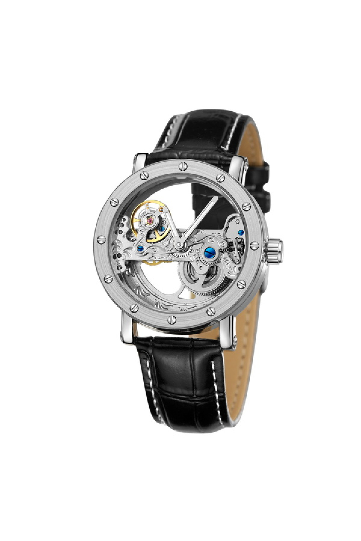 Чоловічий годинник  Forsining Air Silver