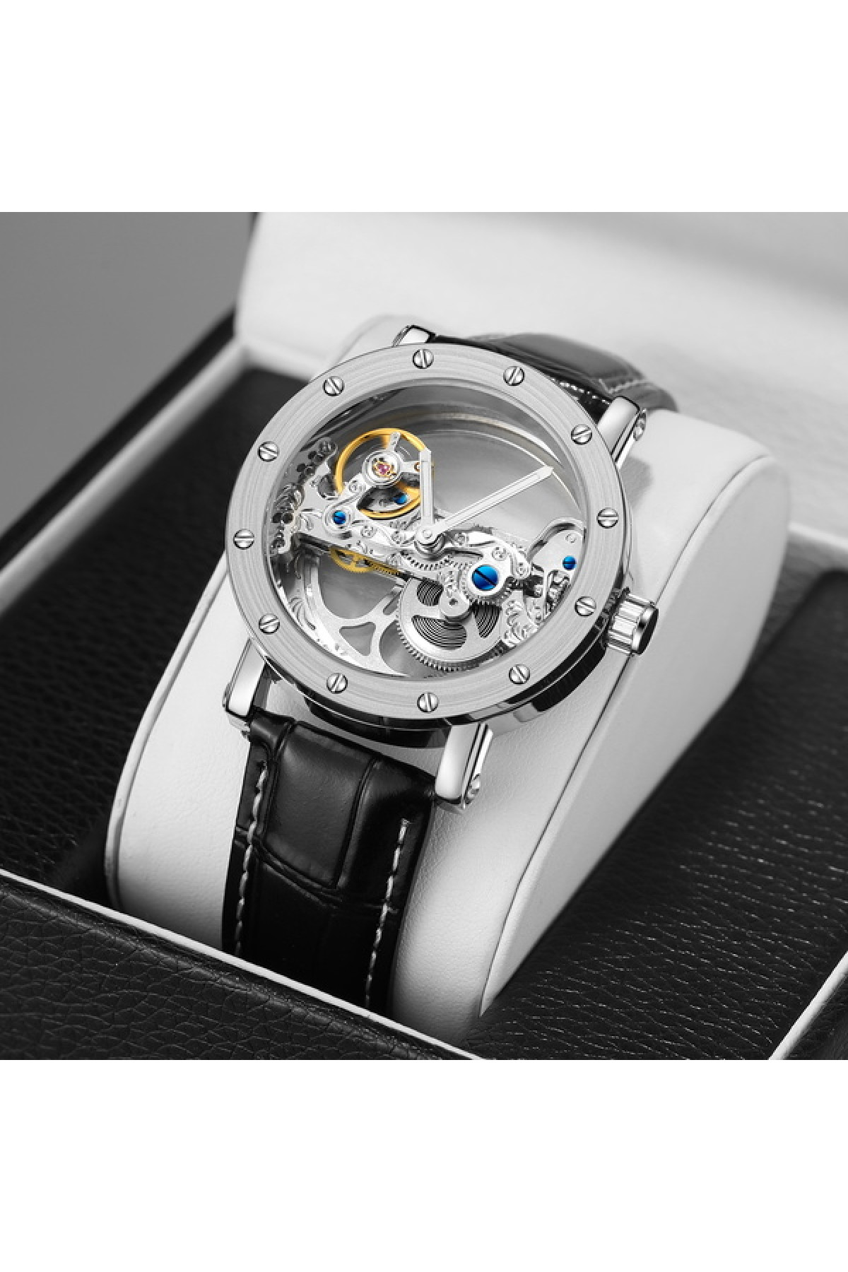 Чоловічий годинник  Forsining Air Silver