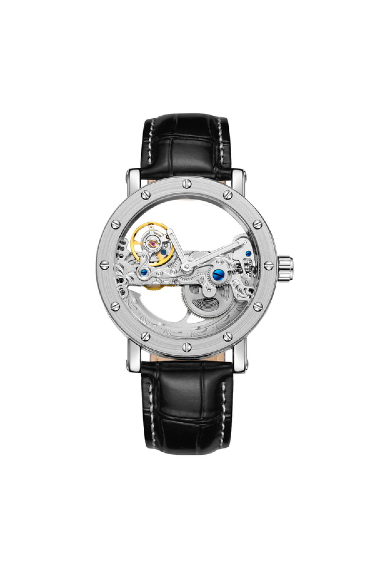 Чоловічий годинник  Forsining Air Silver