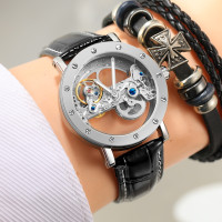 Чоловічий годинник  Forsining Air Silver