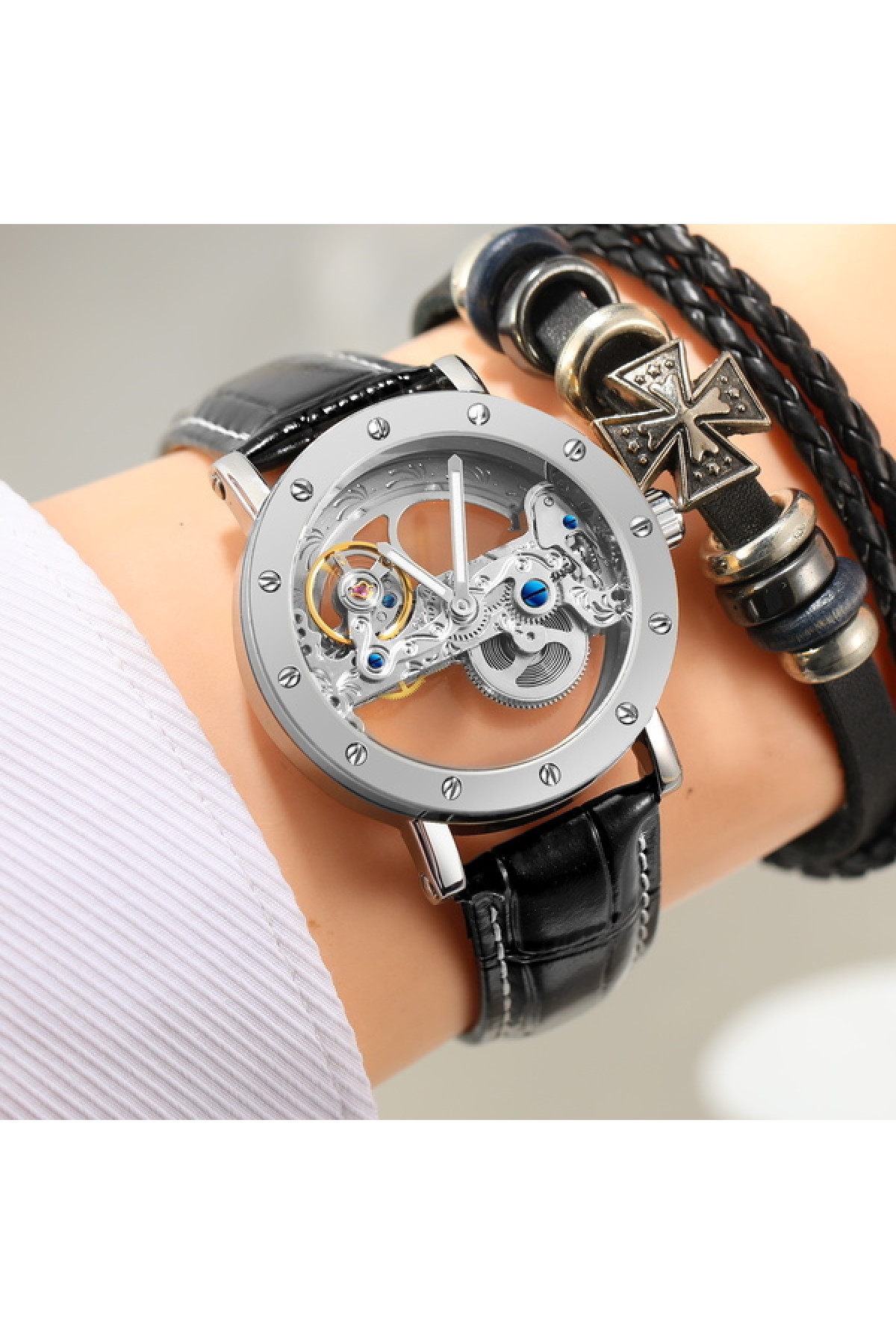 Жіночий годинник  Forsining Air Silver II