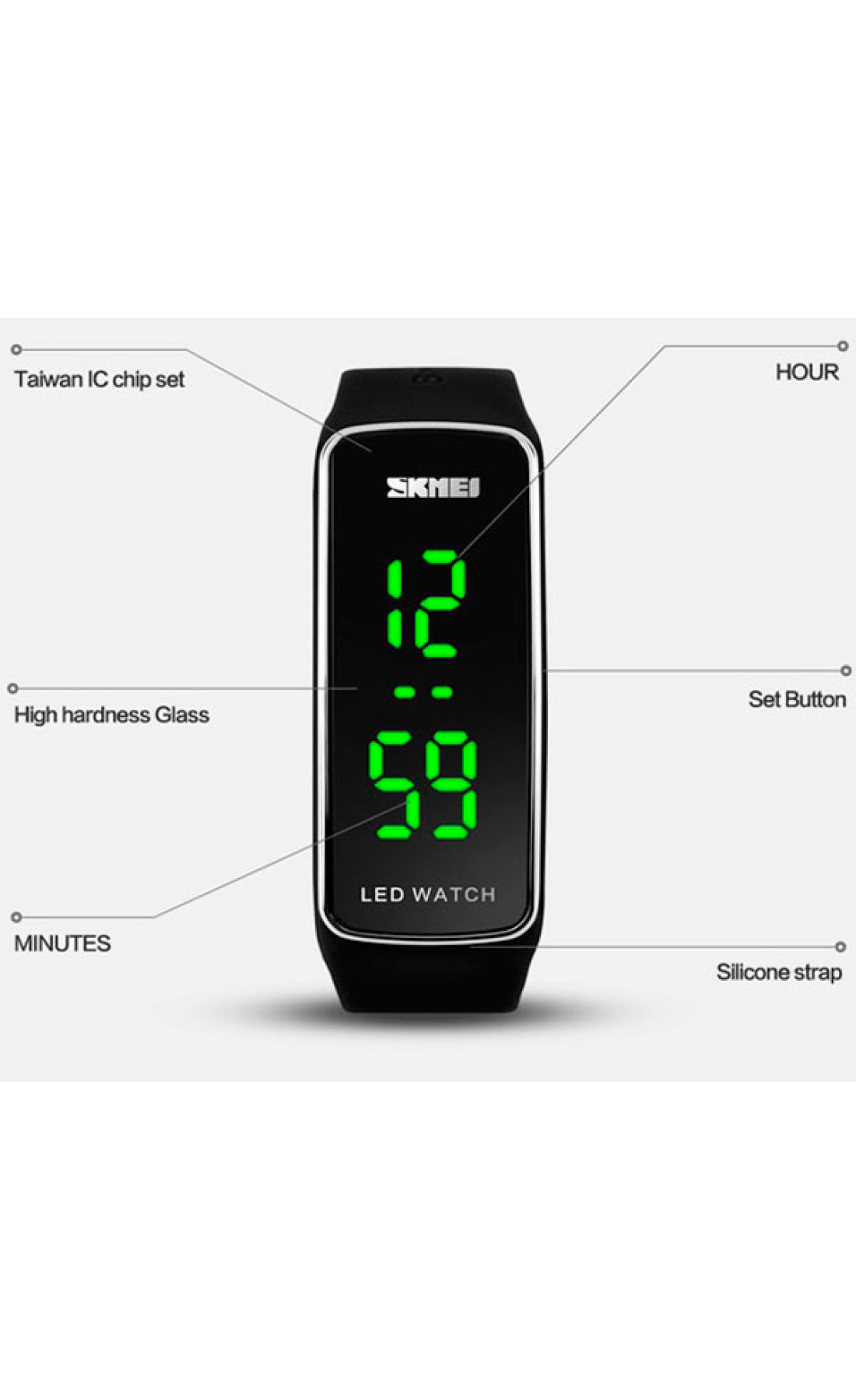 Жіночий годинник  Skmei Electro II 1119