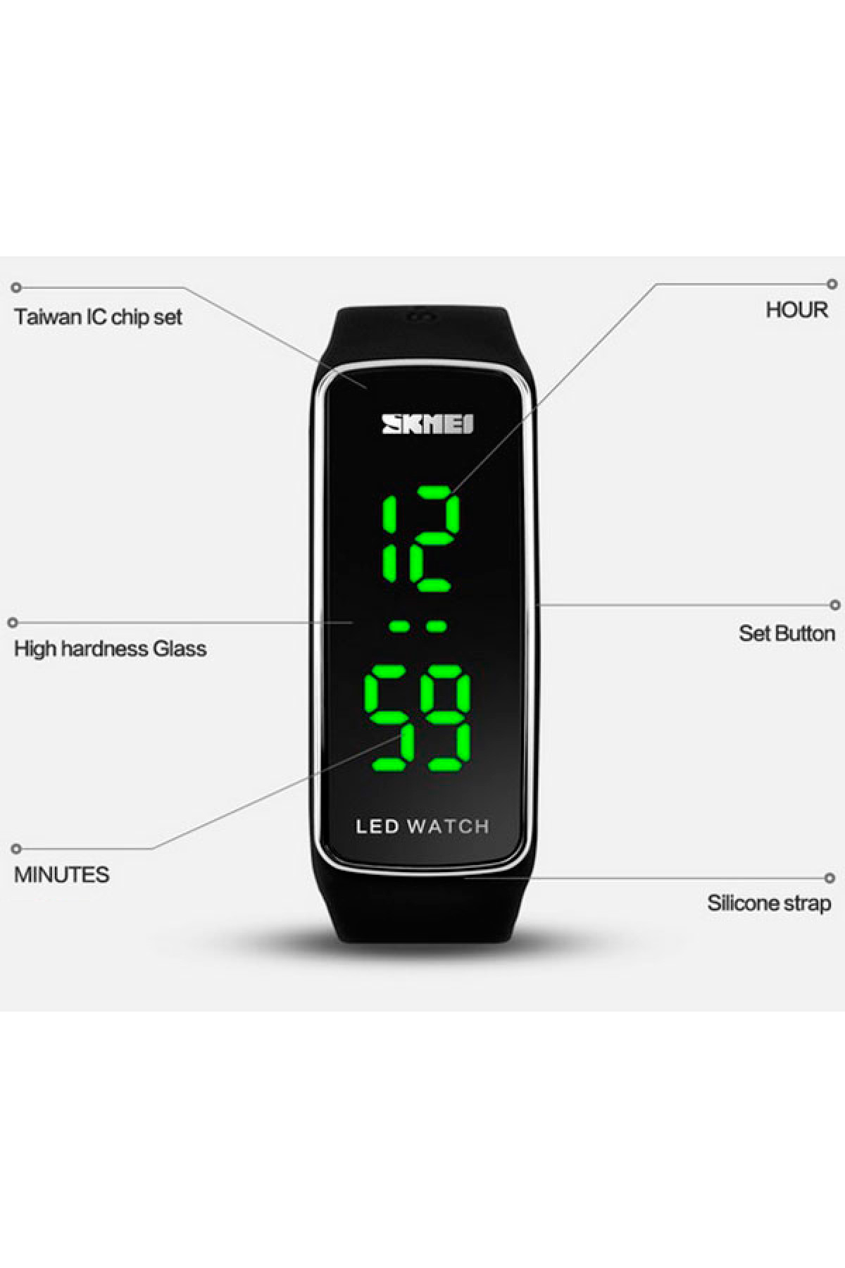 Жіночий годинник  Skmei Electro II 1119