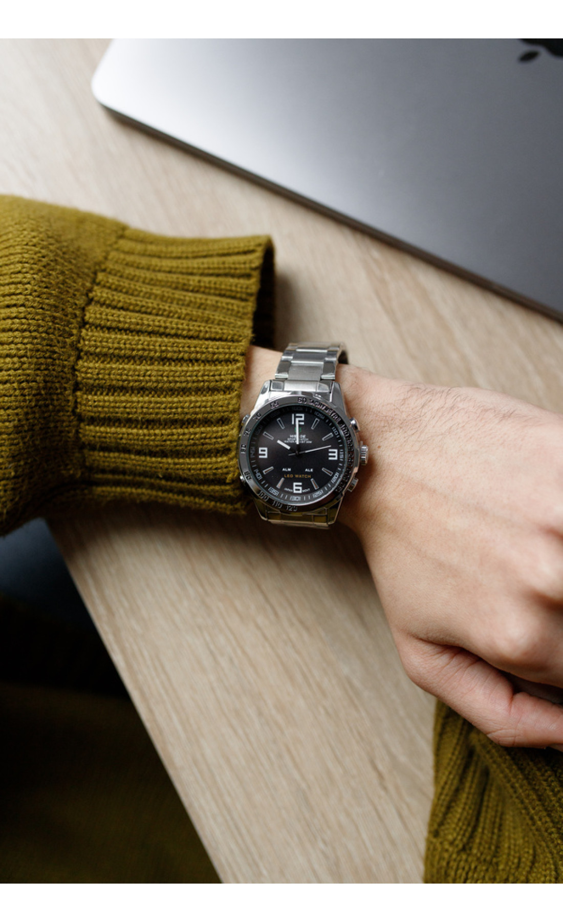 Чоловічий годинник  Weide Standart Silver