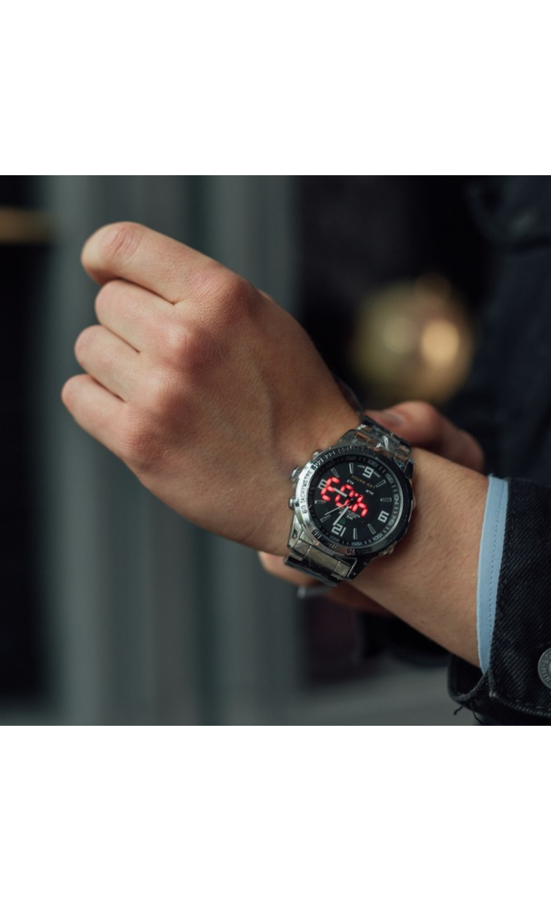 Чоловічий годинник  Weide Standart Silver