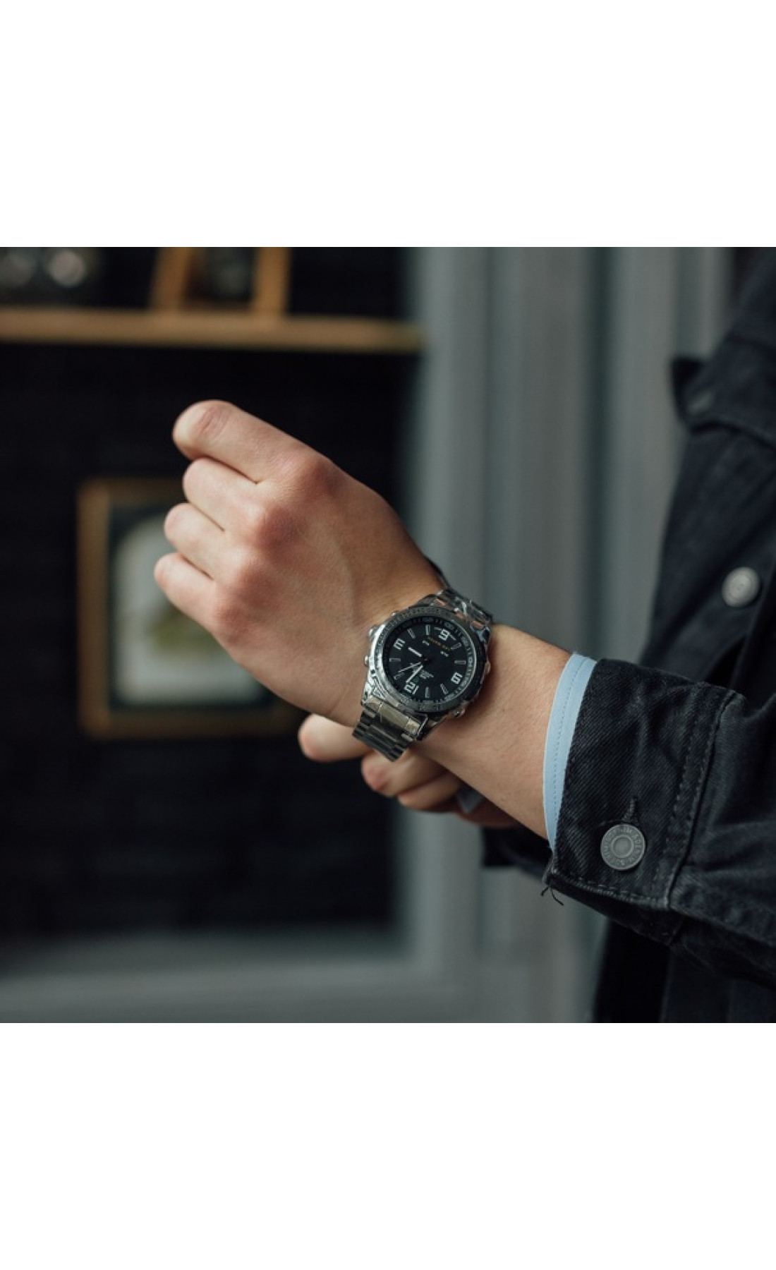 Чоловічий годинник  Weide Standart Silver