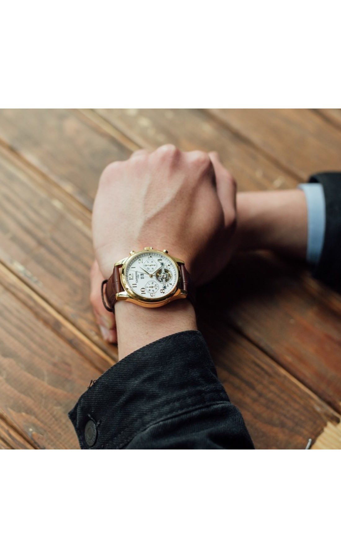 Чоловічий годинник  Carnival Swiss Brown