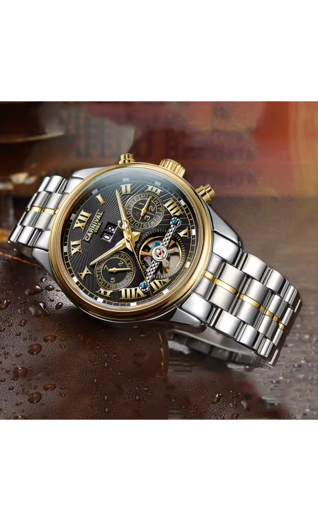 Чоловічий годинник  Carnival Sappfire Silver