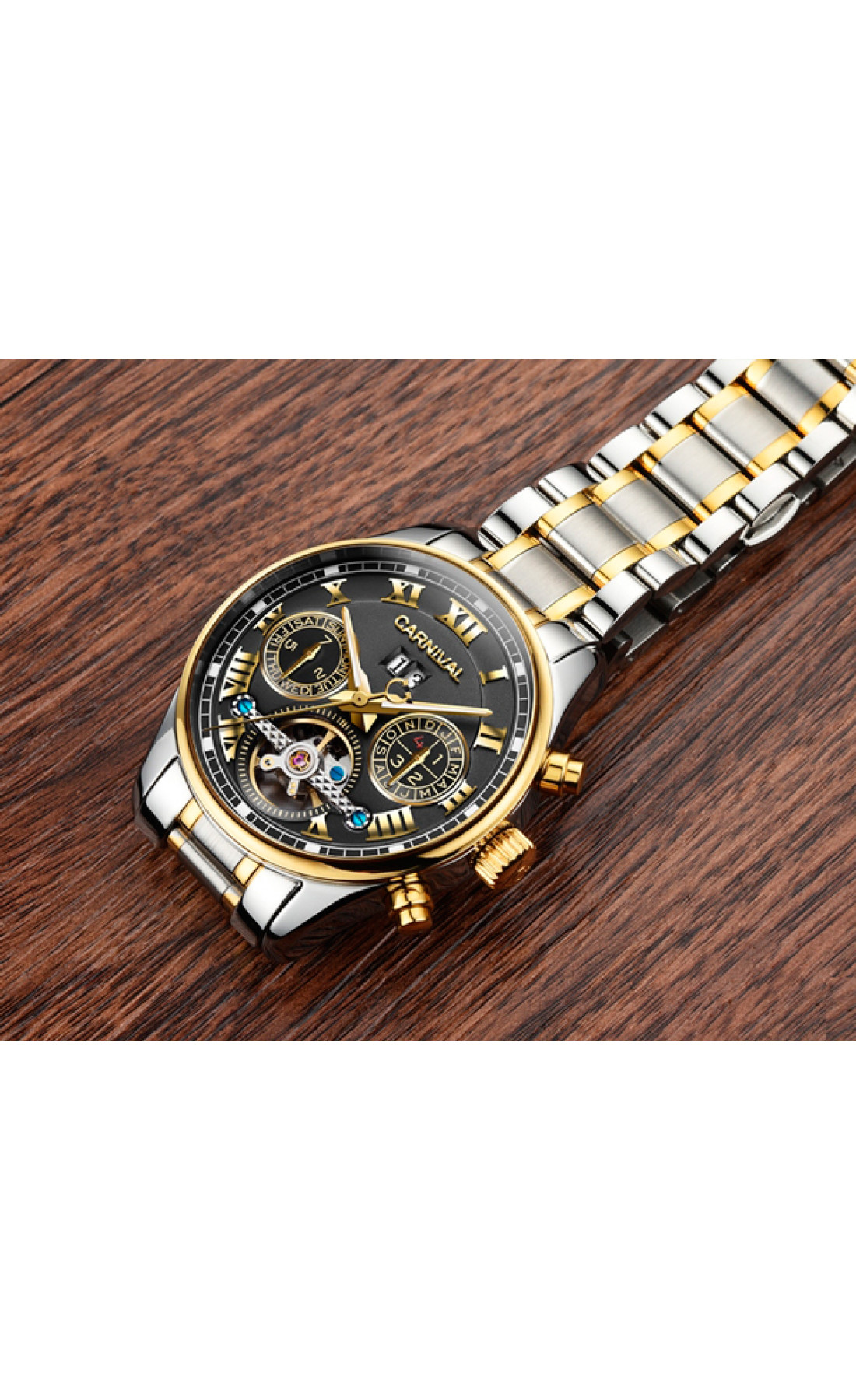 Чоловічий годинник  Carnival Sappfire Silver