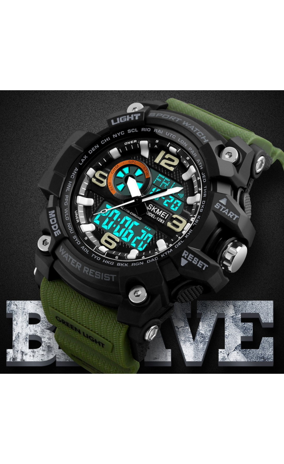 Чоловічий годинник  Skmei Disel 1283