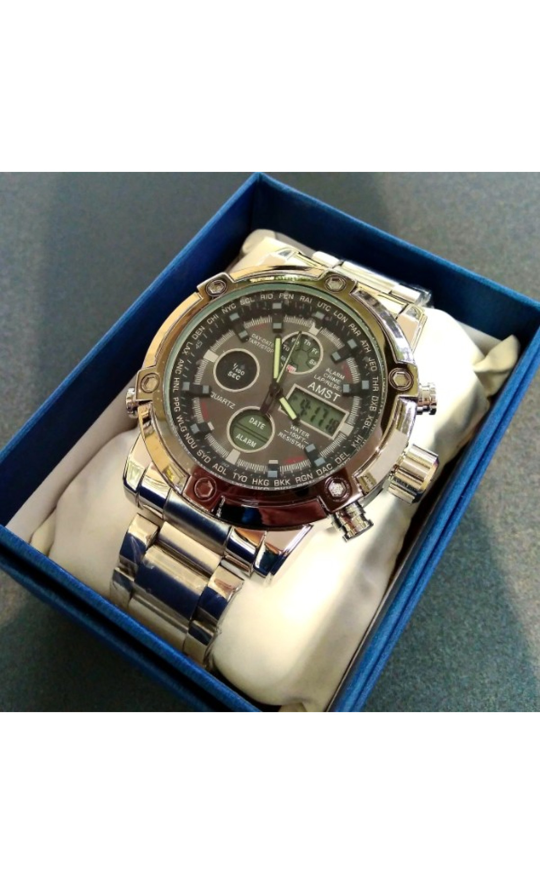 Чоловічий годинник  AMST Mountain Steel