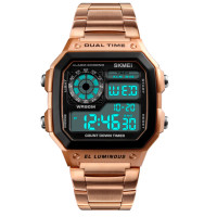 Чоловічий годинник  Skmei Ripple RoseGold 1335