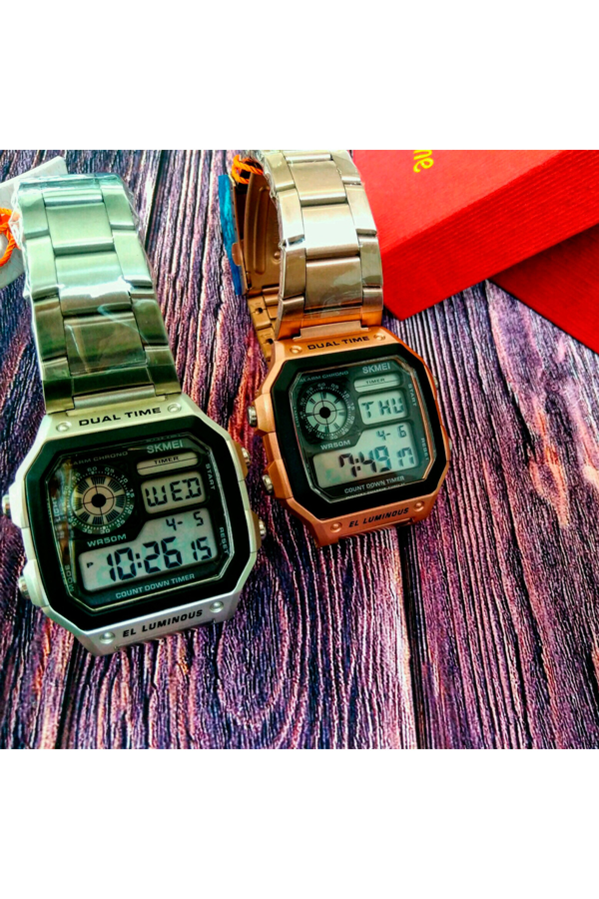 Чоловічий годинник  Skmei Ripple RoseGold 1335