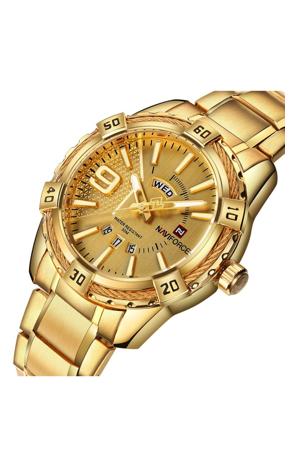 Чоловічий годинник  Naviforce Yacht Gold