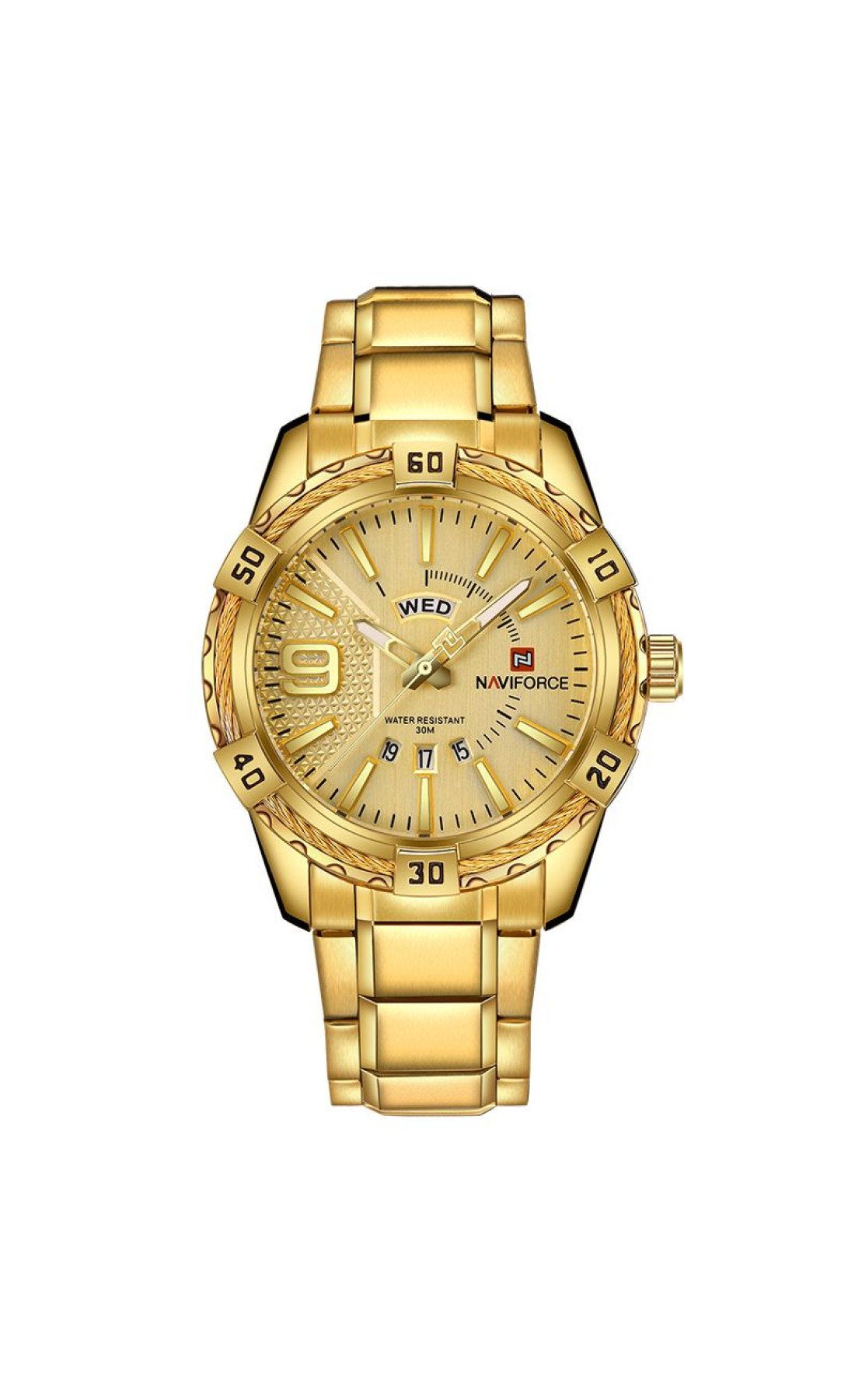 Чоловічий годинник  Naviforce Yacht Gold