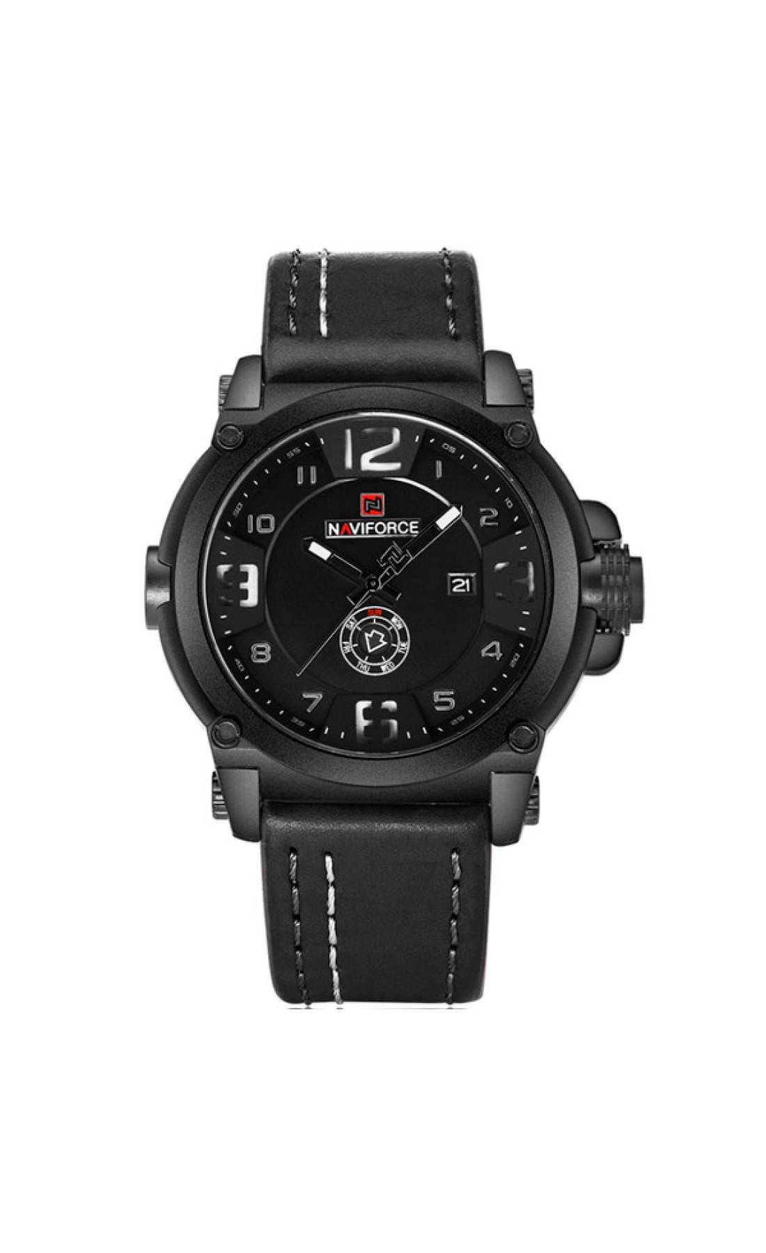 Чоловічий годинник  Naviforce Plaza Black NF9099