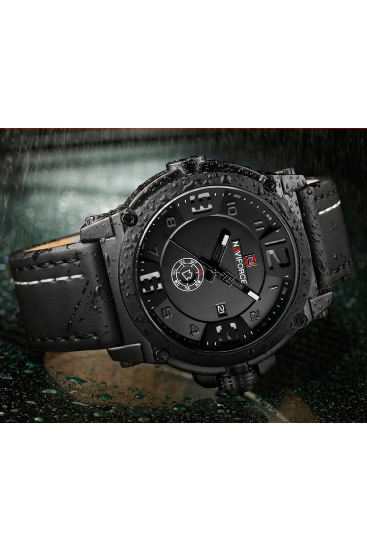 Чоловічий годинник  Naviforce Plaza Black NF9099