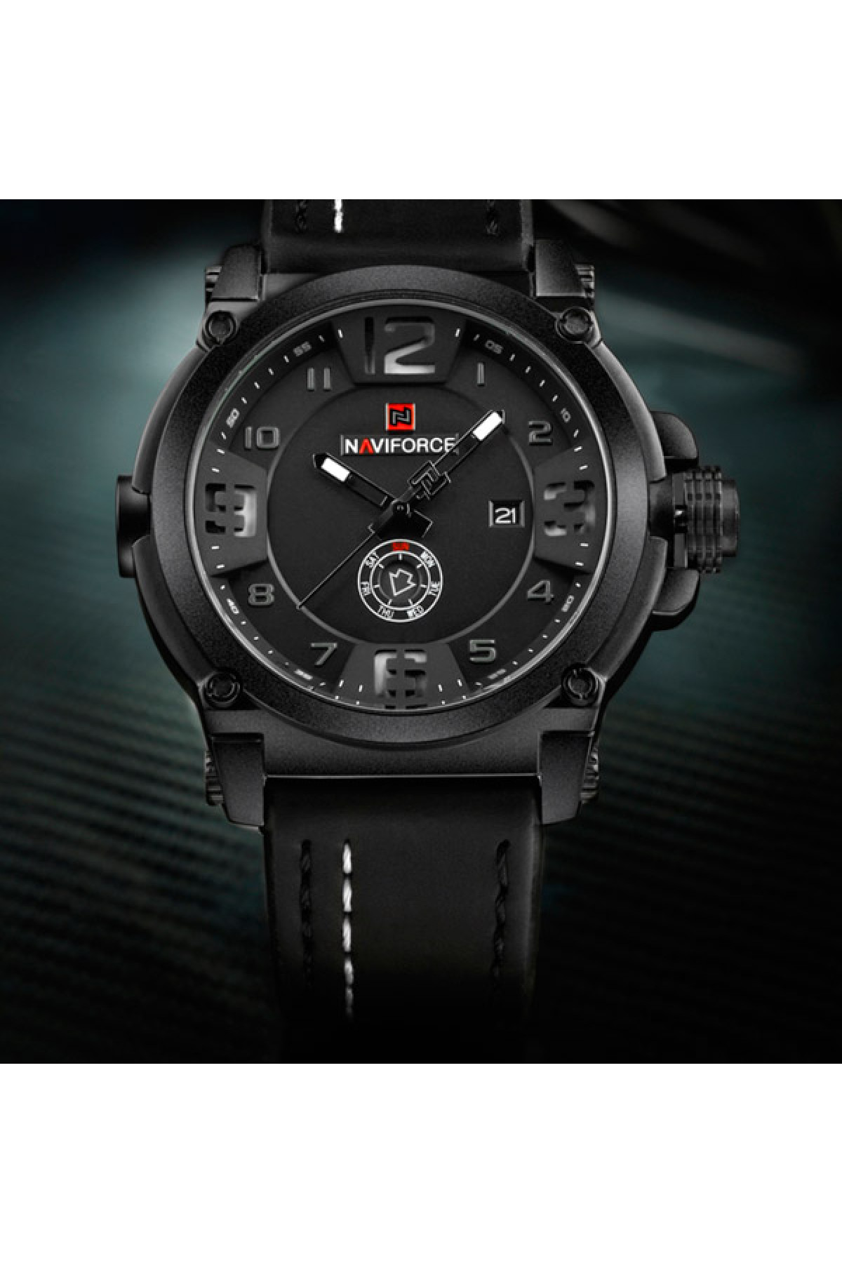 Чоловічий годинник  Naviforce Plaza Black NF9099