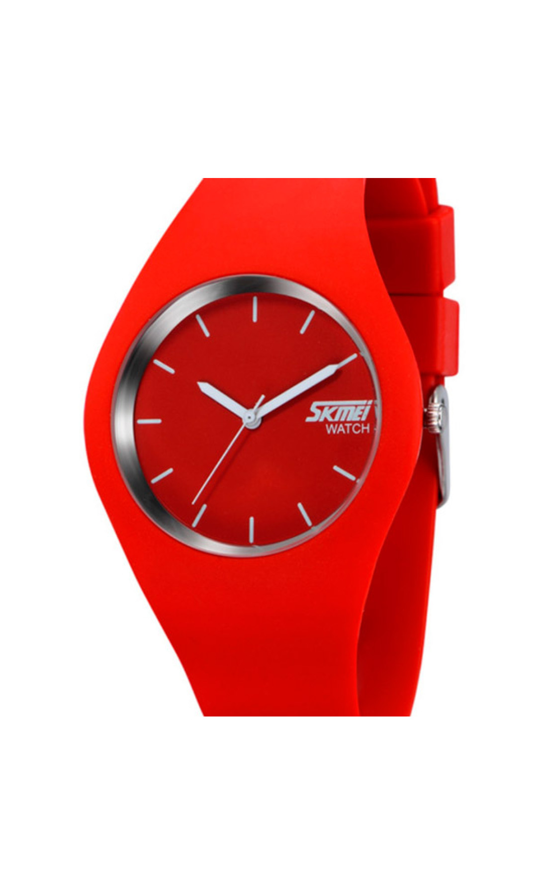 Жіночий годинник  Skmei Rubber Red 9068R