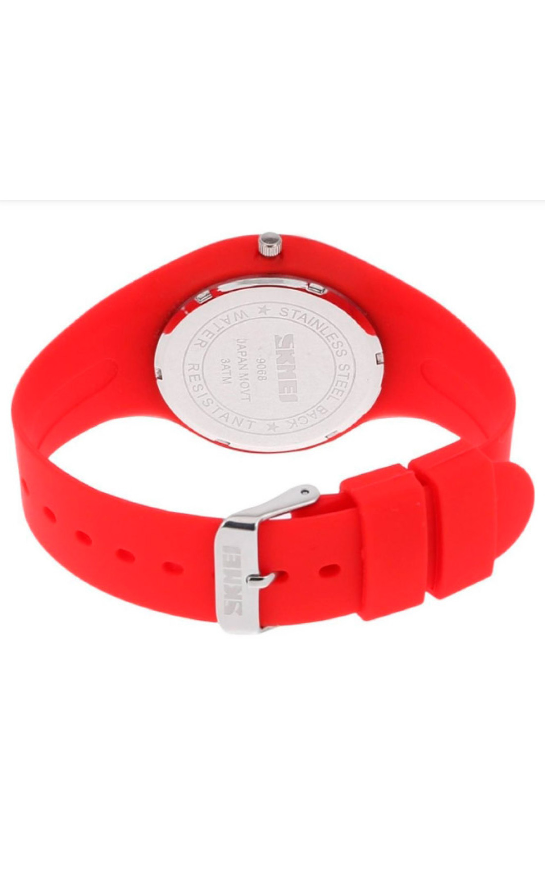 Жіночий годинник  Skmei Rubber Red 9068R