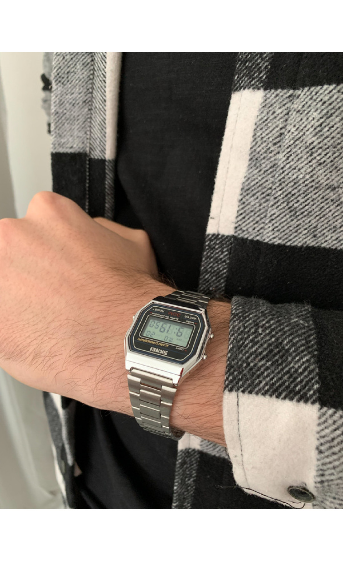 Чоловічий годинник  Skmei Popular Silver 1123S