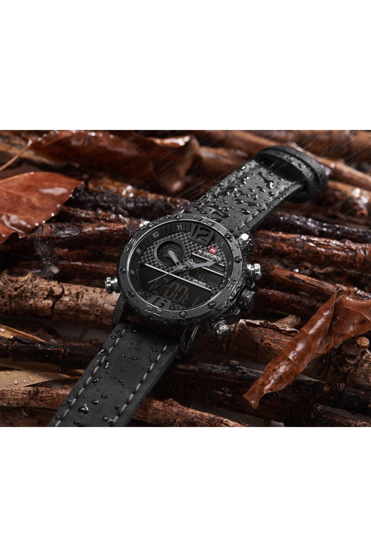 Чоловічий годинник  Naviforce Next Black 9134