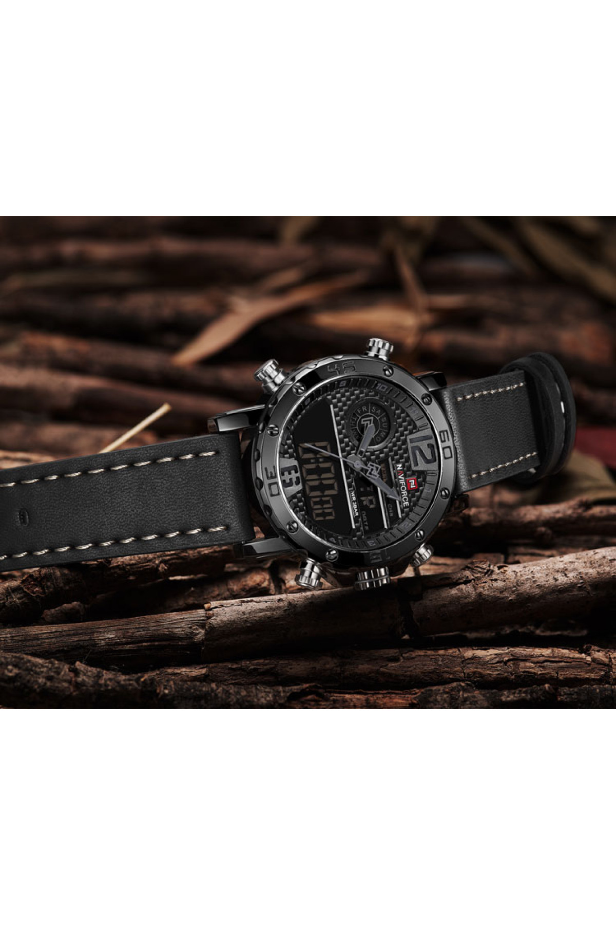 Чоловічий годинник  Naviforce Next Black 9134