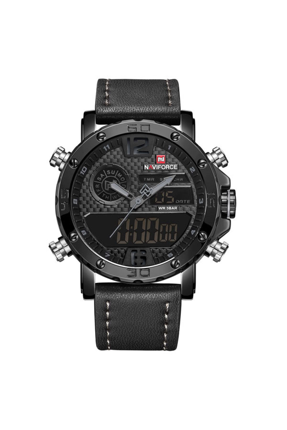 Чоловічий годинник  Naviforce Next Black 9134