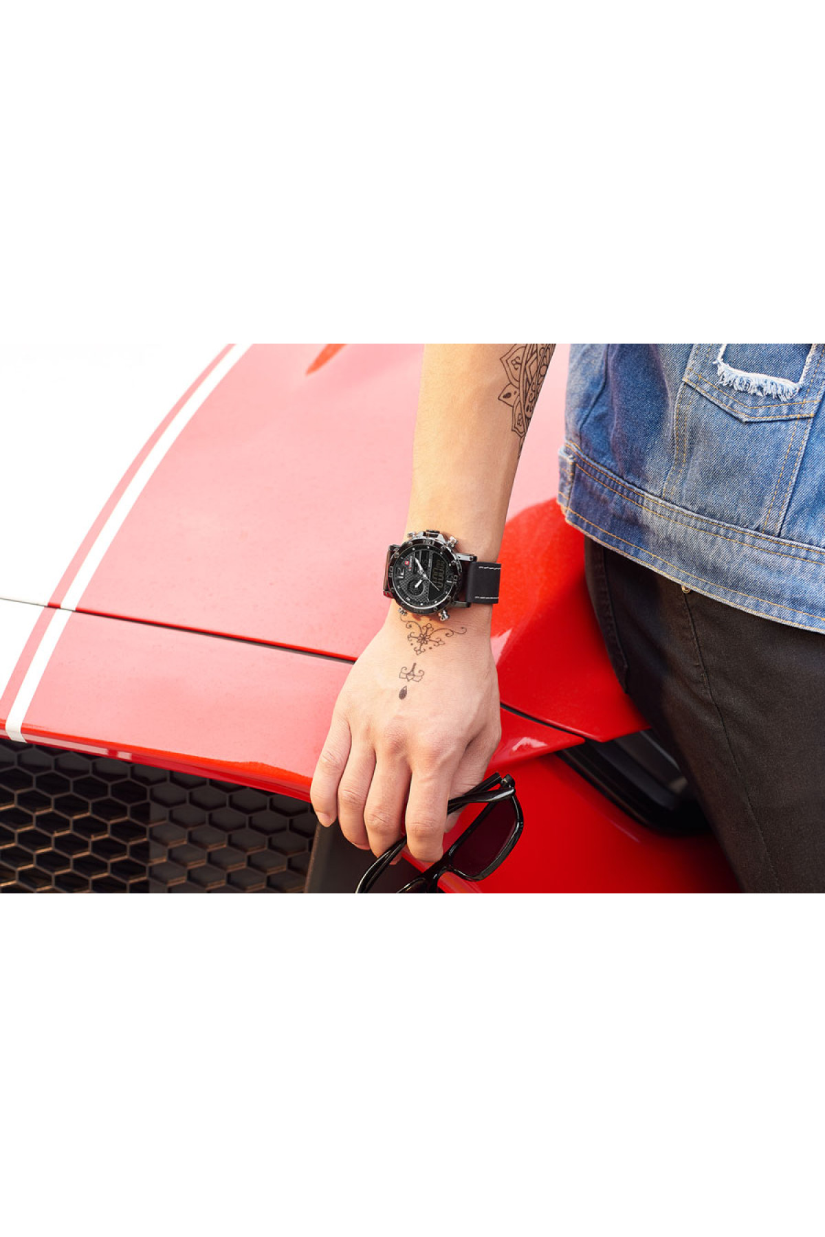 Чоловічий годинник  Naviforce Next Black 9134