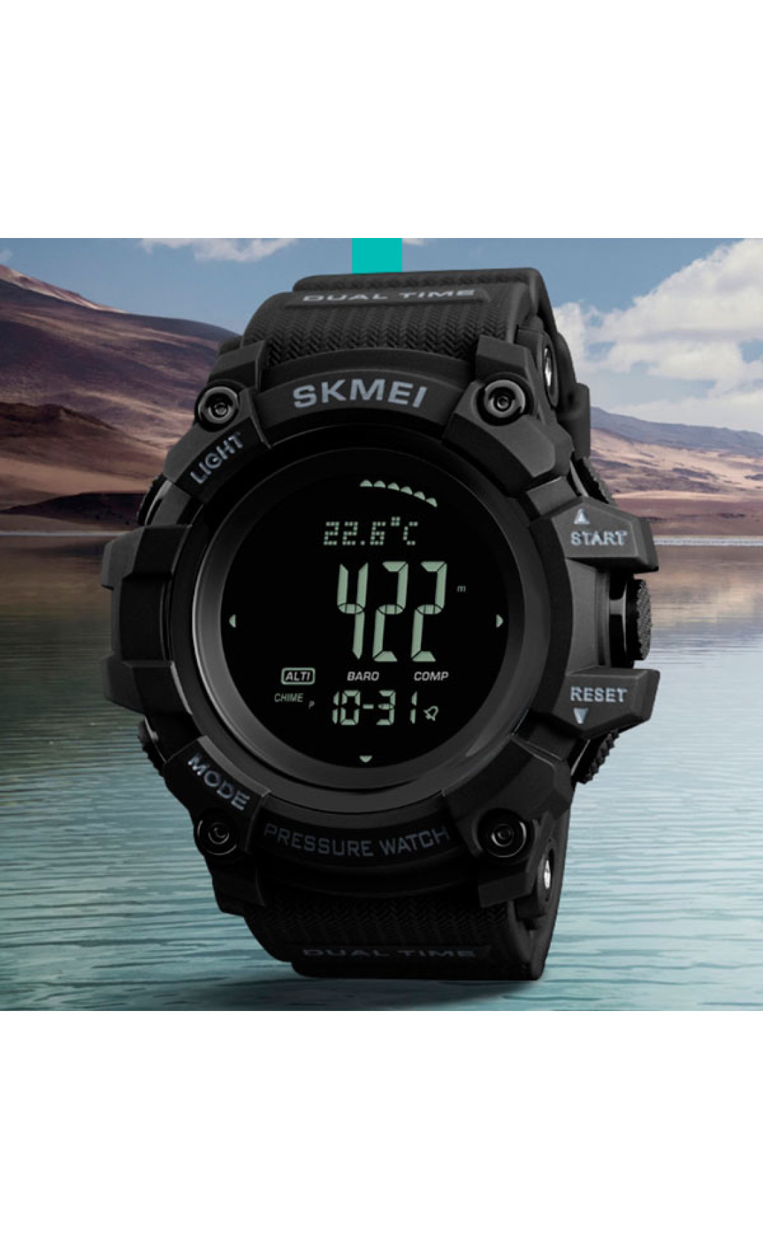 Смарт годинник  Smart Skmei Processor з крокоміром і барометром